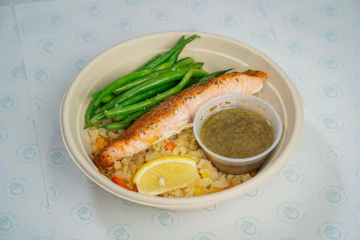 Photo of Cauli-Rice Salmon Bowl