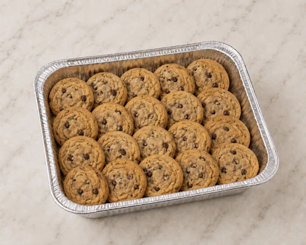 Photo of Tray of Chocolate Chip Cookies