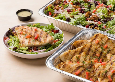 Photo of Tray of Swai Salad