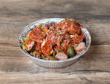 Photo of Italian Beef, Italian Sausage & Meatball Combo Bowl