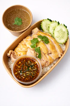 Photo of Khao Mun Gai – Thai Hainanese Chicken Rice