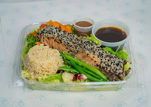 Photo of Romo Salmon Teriyaki Salad
