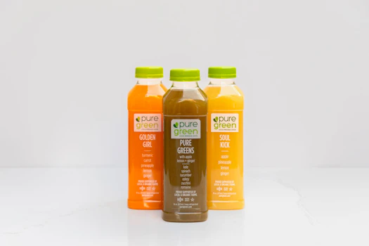 Photo of Assorted Raw & Cold Pressed Juices