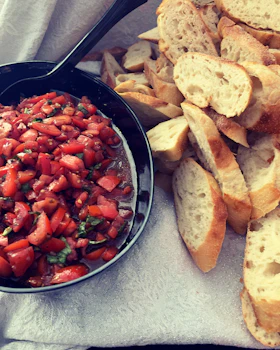 Photo of Tray of Bruschetta