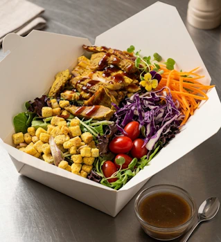 Photo of Lemongrass Chicken Salad with Balsamic Dressing