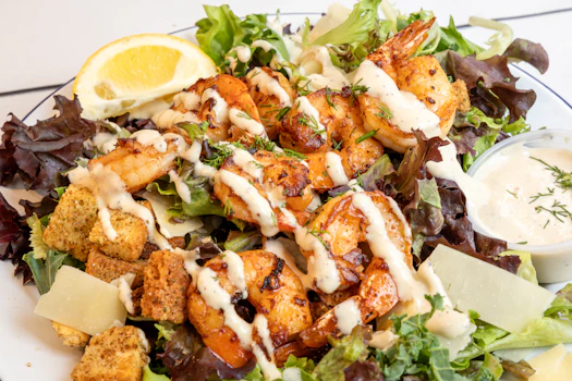 Photo of Blackened Shrimp Caesar Salad Brown Bag Lunch