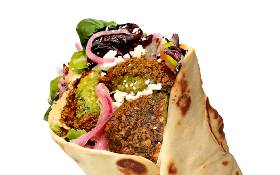 Photo of JalapeƱo Falafel Wrap