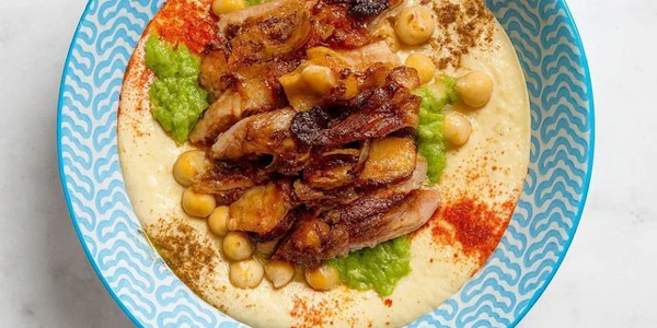 Photo of Hummus & Chicken Shawarma