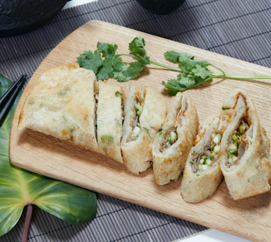 Photo of Beef Scallion Pancake Wrap