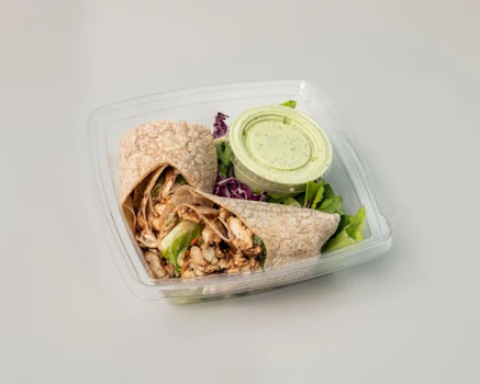 Photo of BBQ Chicken Slaw Wrap