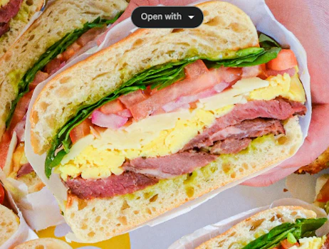 Photo of Small Steak & Egg Breakfast Sandwich Package