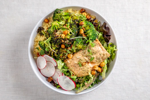 Photo of Salmon & Charred Broccoli Bowl