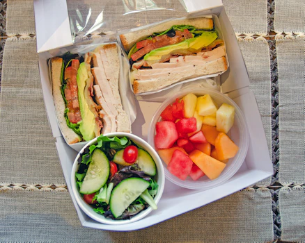 Photo of Gluten-Free Turkey and Avocado BLT Lunch Box