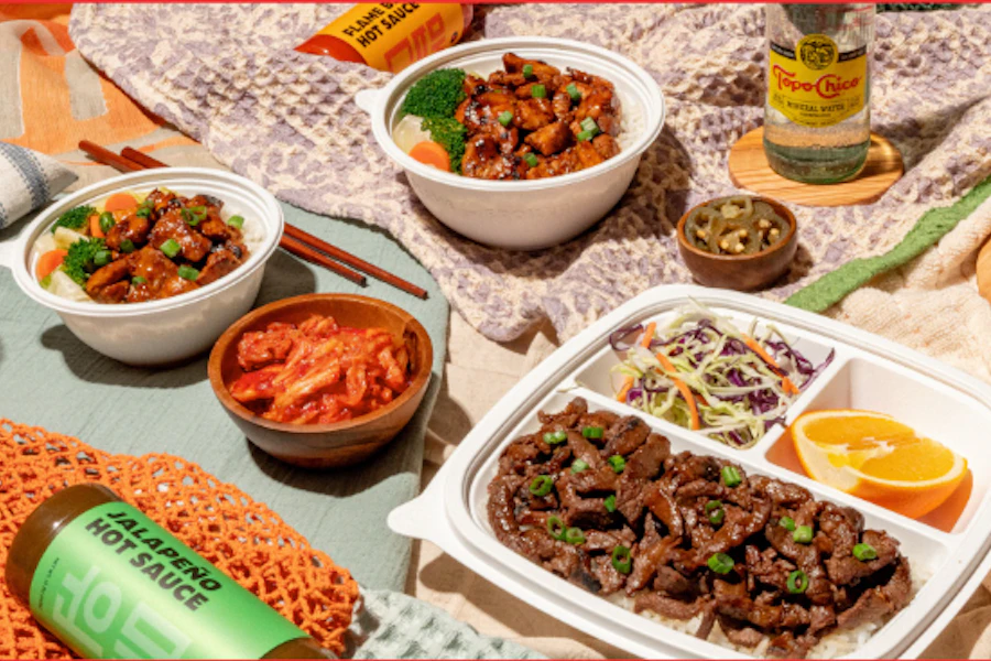 Flame Broiler Corporate Catering and Group Ordering located at 1009 N State College Blvd, Anaheim, CA 92806, USA. Flame Broiler's top menu items include Serving of Avocado, Pack of Seaweed.