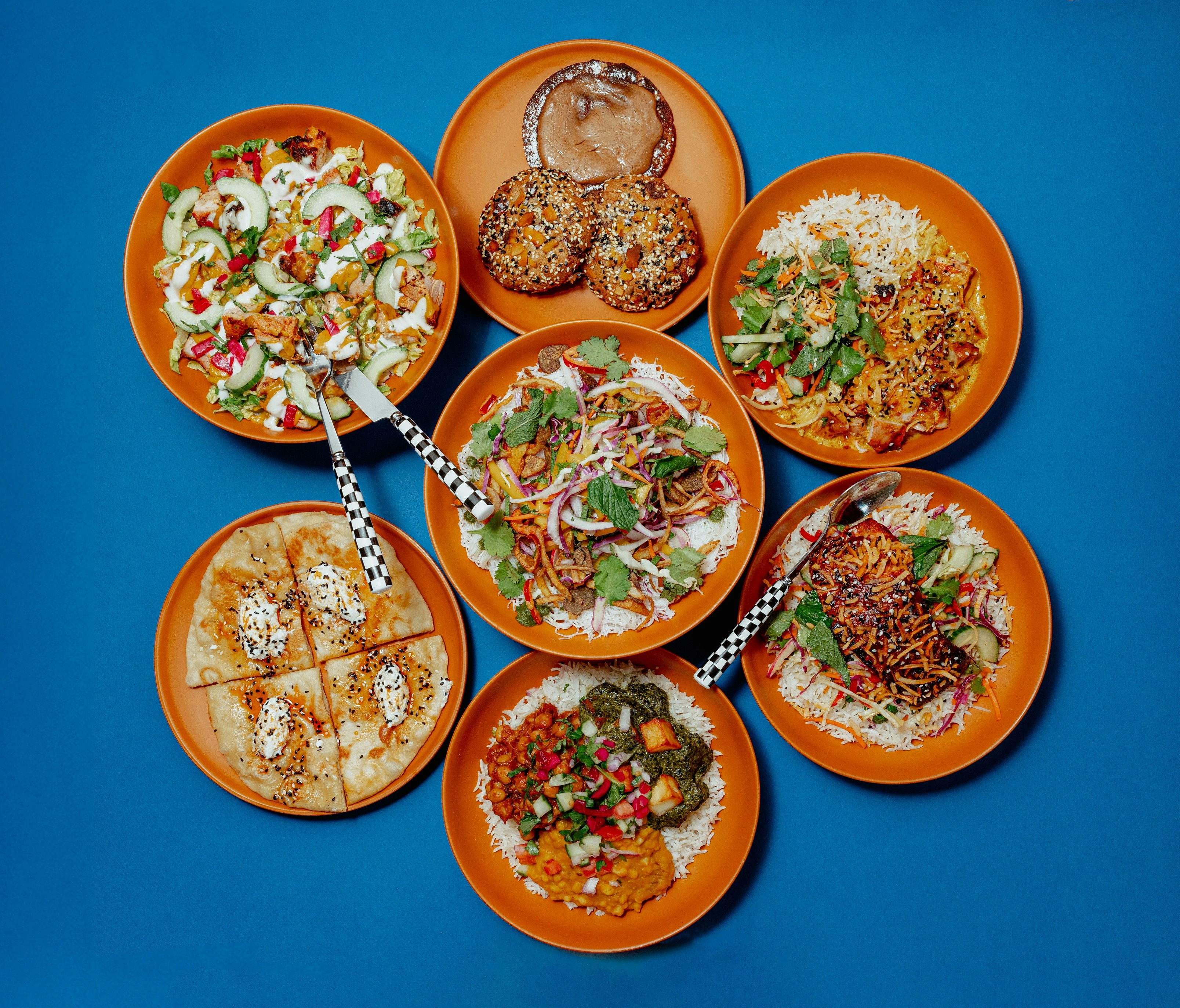 INDAY Corporate Catering and Group Ordering located at 133 W 38th St, New York, NY 10018, USA. INDAY's top menu items include Chicken Tikka Masala Bowl, Tamarind-Glazed Salmon Bowl, Golden Chicken Curry Bowl.