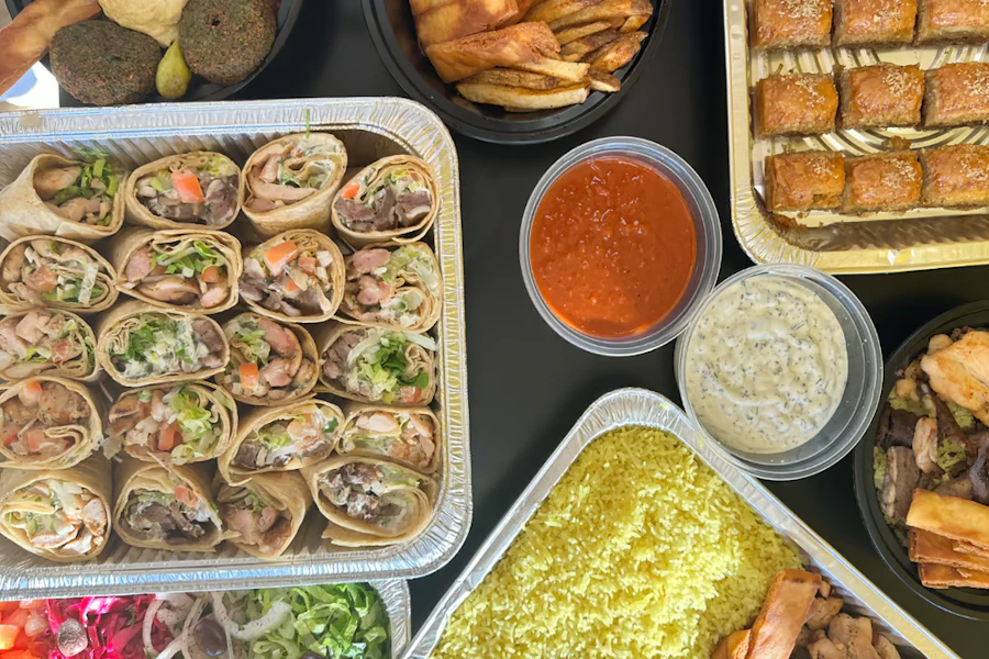 KEBAB7 Mediterranean Corporate Catering and Group Ordering located at 920 N Vista Ridge Blvd unit 550, Cedar Park, TX 78613, USA. KEBAB7 Mediterranean's top menu items include Fried Chicken Wrap, Beef Wrap, Combo (Beef & Chicken) Over Rice Plate.