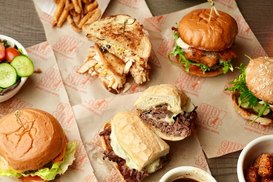 Chop Shop Casual Urban Eatery Corporate Catering and Group Ordering located at 3150 S Broadway, Englewood, CO 80113, USA. Chop Shop Casual Urban Eatery's top menu items include Southwestern Chop Salad, Asian Chop Salad, Bacon Ranch Crispy Chicken Sandwich Boxed Lunch.