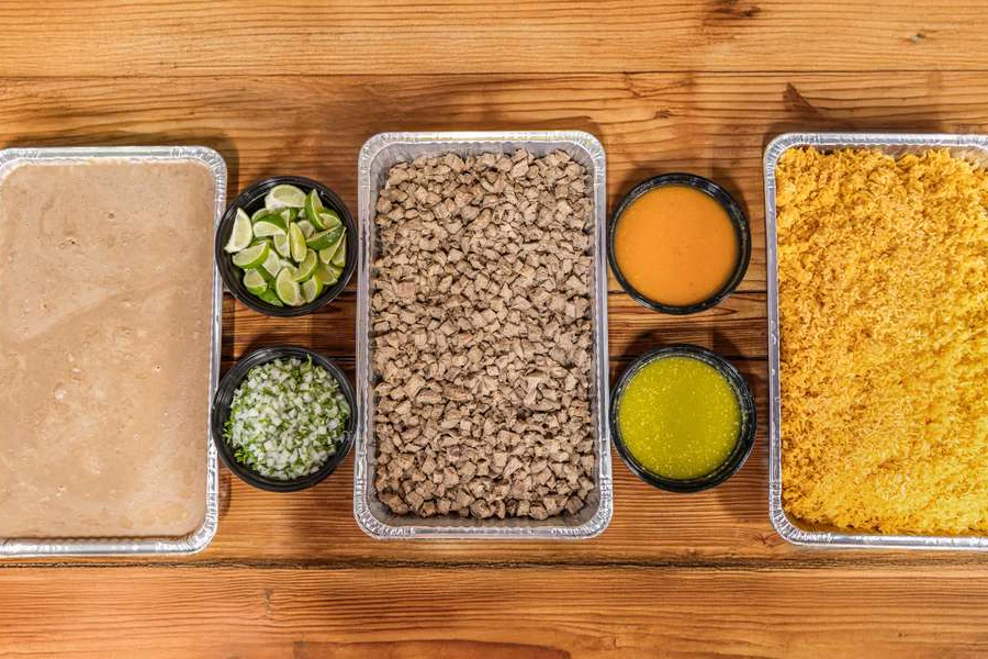 Santo Taco Corporate Catering and Group Ordering located at 380 S State St, Salt Lake City, UT 84111, USA. Santo Taco's top menu items include Sirloin Steak Asada Burrito, Birria Burrito, Chicken Burrito.