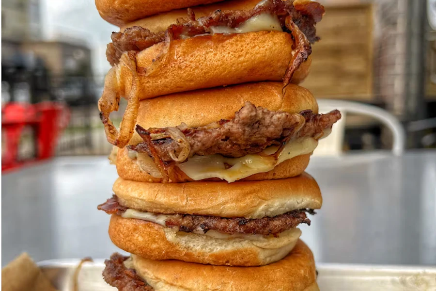 Burger Press Corporate Catering and Group Ordering located at 7143 France Ave S, Edina, MN 55435, USA. Burger Press's top menu items include Onion Rings, Sweet Potato Fries.