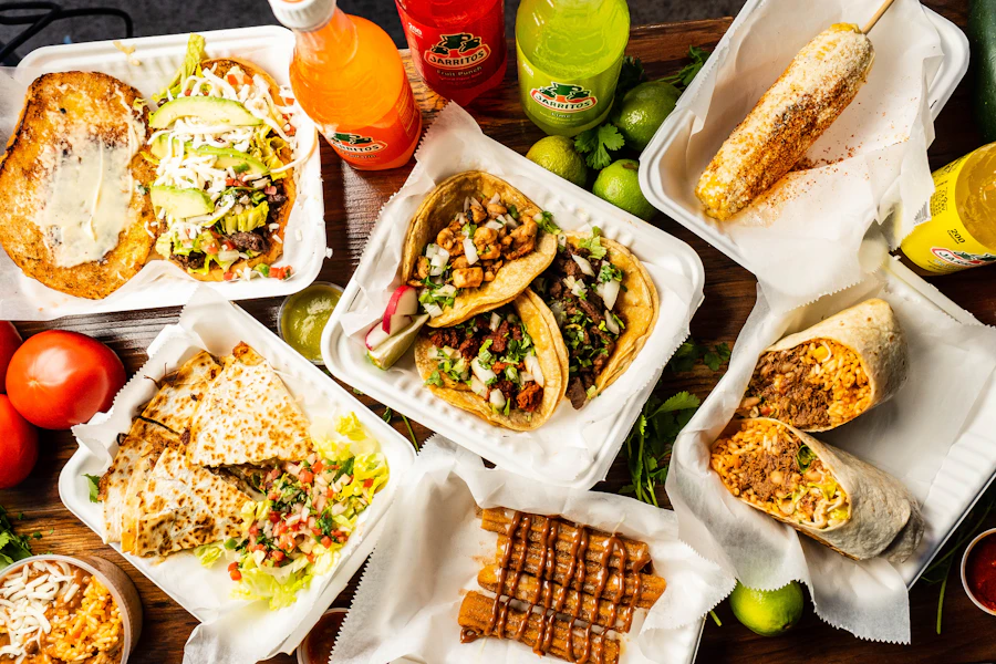 Tres Jardines Taqueria Corporate Catering and Group Ordering located at 3300 Marjan Dr #2c, Doraville, GA 30340, USA. Tres Jardines Taqueria's top menu items include Half Pan of Mexican Rice, Gallon of Horchata, Tacos.