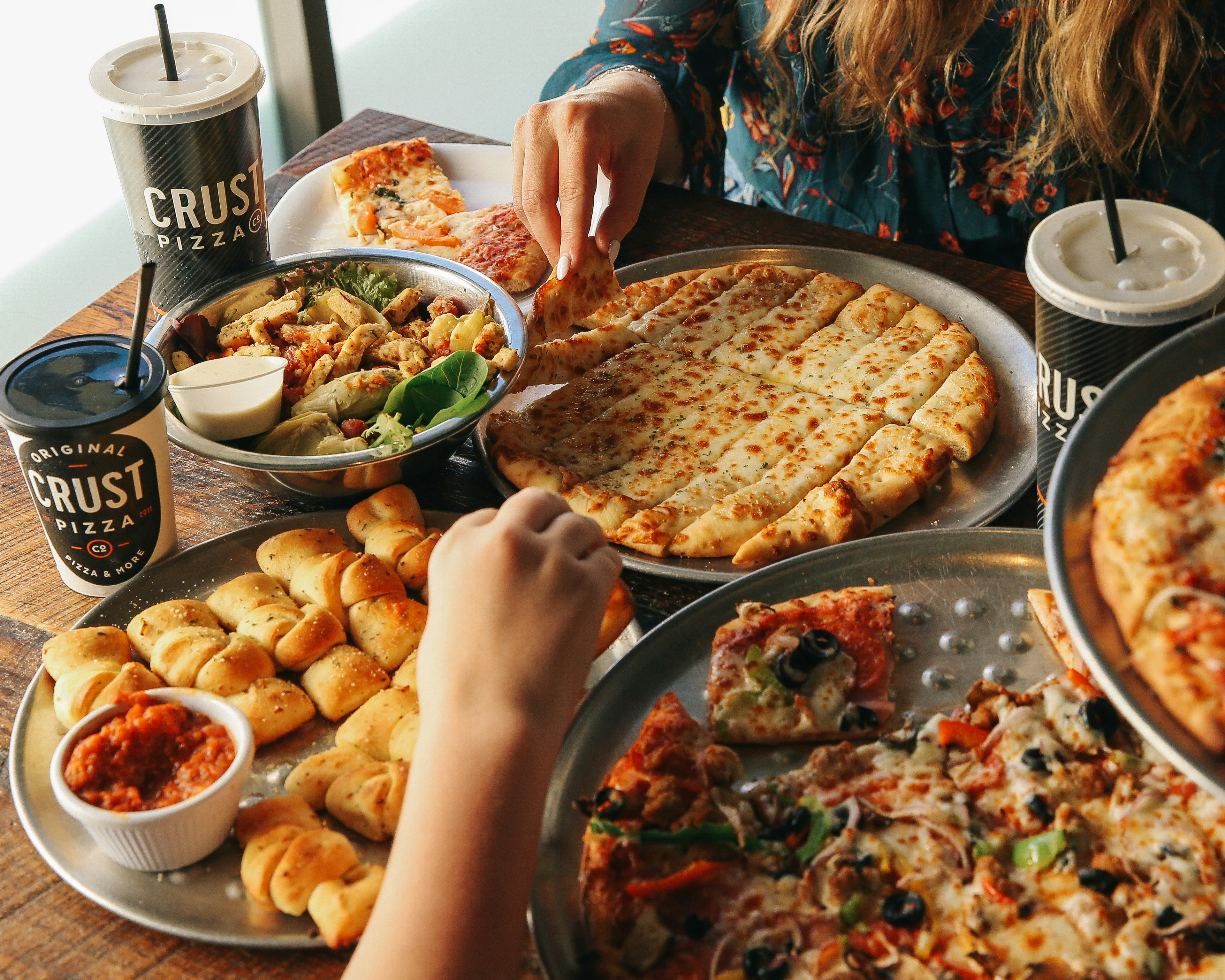 Crust Pizza Houston Heights Corporate Catering and Group Ordering located at 1215 N Durham Dr, Houston, TX 77008, USA. Crust Pizza Houston Heights's top menu items include 10" Big Don's Pizza, 10" The Bee Sting Pizza, 10" Big Buffalo Chicken Pizza.