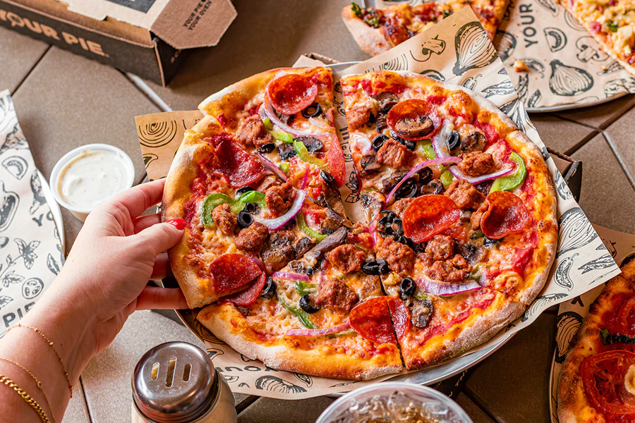 Your Pie Pizza Hapeville Corporate Catering and Group Ordering located at 925 Virginia Ave, Hapeville, GA 30354, USA. Your Pie Pizza Hapeville's top menu items include Individual Cheese Pizza, Individual Lineage Supreme Pizza, Large Pepperoni Pizza.