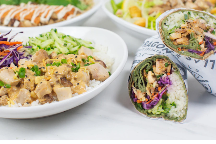 World Wrapps Corporate Catering and Group Ordering located at 180 Stanford Shopping Center Unit 240-C, Palo Alto, CA 94304, USA. World Wrapps's top menu items include Argentina Chimichurri, Thai, Tikka Masala.