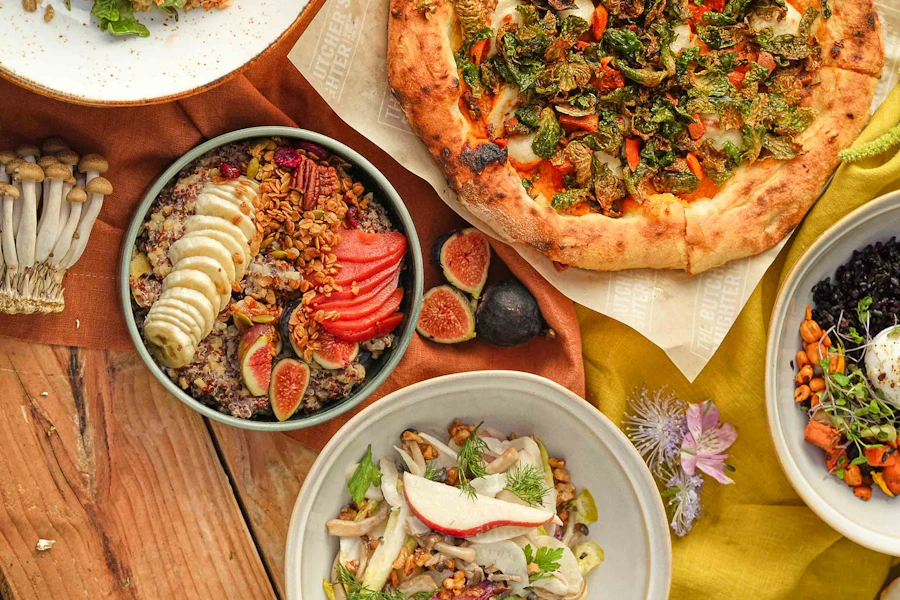 The Butcher's Daughter Corporate Catering and Group Ordering located at 1205 Abbot Kinney Blvd, Venice, CA 90291, USA. The Butcher's Daughter's top menu items include Boxed Lunch, Individual Boxed Lunch, 10-Person Butcher's Breakfast Club Package.