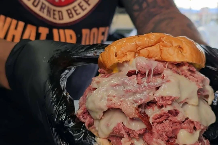 Detroit Corned Beef Corporate Catering and Group Ordering located at 3500 W Sahara Ave, Las Vegas, NV 89102, USA.