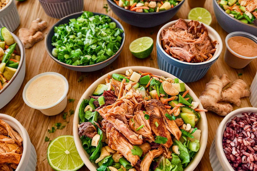 Lotus & Lime Corporate Catering and Group Ordering located at 615 N Western Ave, Los Angeles, CA 90004, USA. Lotus & Lime's top menu items include Chicken Purple Rice Bowl, Chicken 50-50 Bowl, Organic Tofu Purple Rice Bowl.