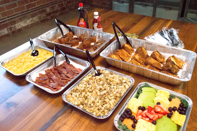 Classic American Hot Breakfast Buffet