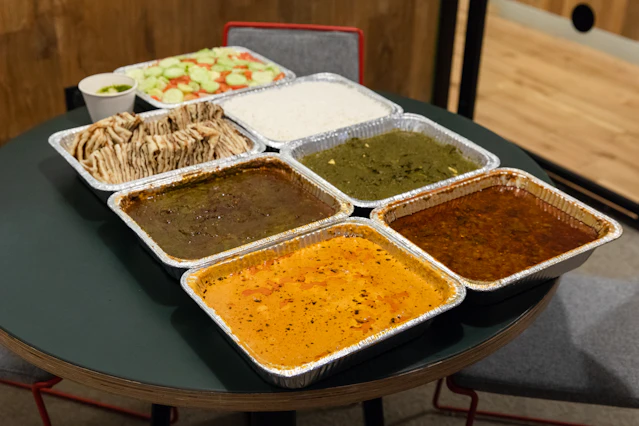 Hearty Indian Lunch