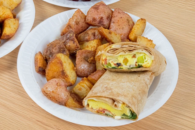 Breakfast Wrap Bounty with Home Fries