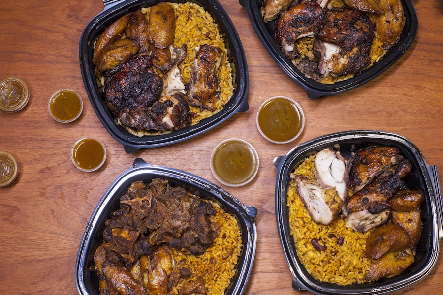 Garifuna Flava Caribbean: A Taste of Belize Corporate Catering and Group Ordering located at 2518 W 63rd St, Chicago, IL 60629, USA. Garifuna Flava Caribbean: A Taste of Belize's top menu items include Water bottle, Whole Cake - Caramel Pound Cake, Half Tray of Garden Salad.