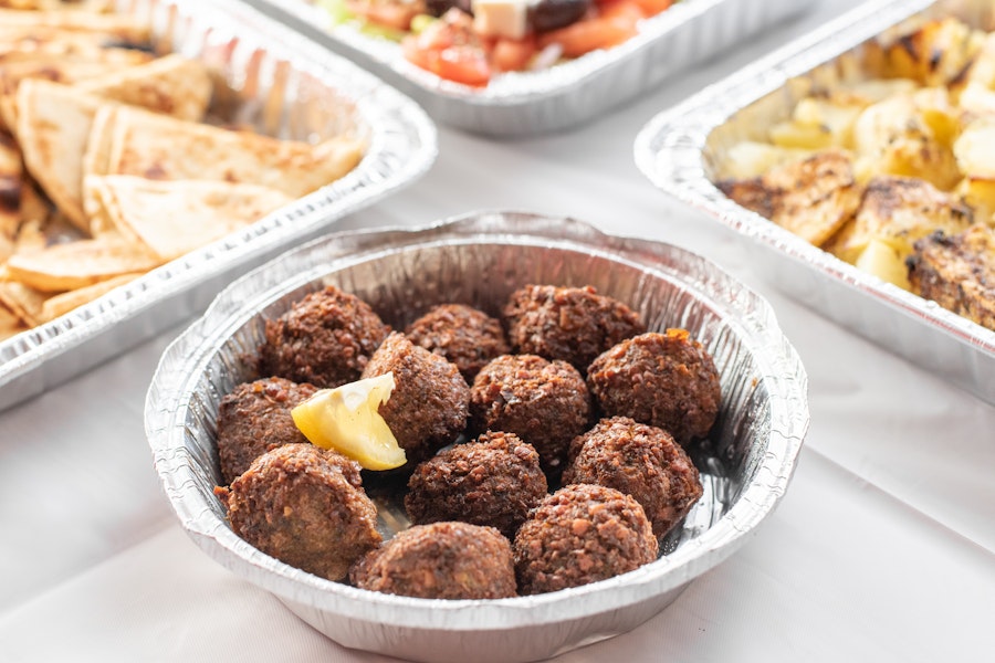 3Greeks Grill Catering Corporate Catering and Group Ordering located at 35-61 Vernon Blvd, Astoria, NY 11106, USA. 3Greeks Grill Catering's top menu items include Tray of Mini Baklava, Tray of Mini Spinach Pies, Tray of Greek Salad.