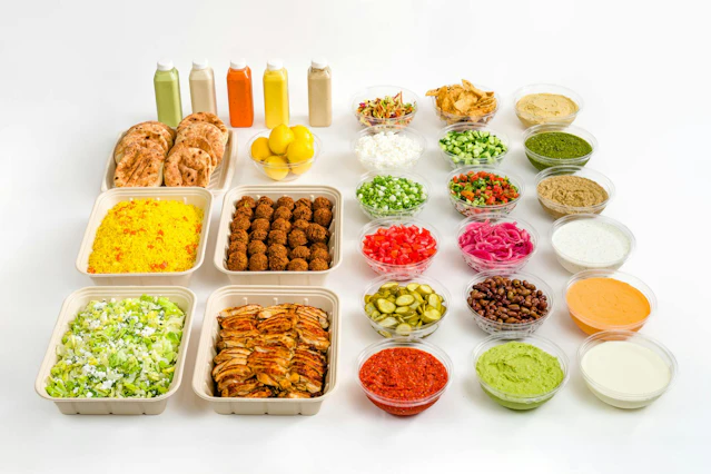 Build Your Own Mediterranean Bowls