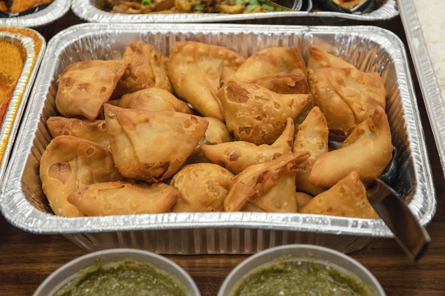 Manhattan Valley Indian Cuisine Corporate Catering and Group Ordering located at 2636 Broadway, New York, NY 10025, USA. Manhattan Valley Indian Cuisine's top menu items include Half Tray of Vegetable Samosas, Full Tray of Vegetable Samosas, Half Tray of Mixed Vegetable Pakoras.