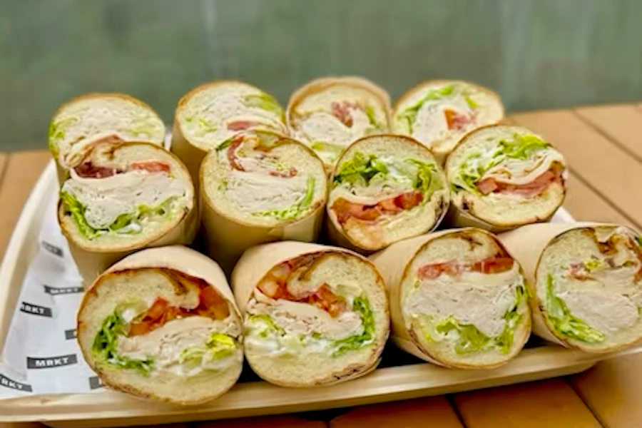 MRKT Corporate Catering and Group Ordering located at 2900 W Alameda Ave #170, Burbank, CA 91505, USA. MRKT's top menu items include Carne Asada Socal Burrito, Ktown Bowl, Mexicali Salad.