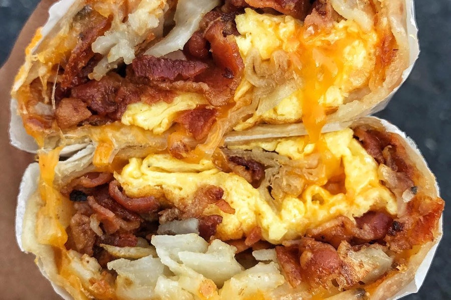 Breakfast Burritos By Breakaway Cafe (Venice) Corporate Catering and Group Ordering located at 1301 Ocean Front Walk #17, Venice, CA 90291, USA.