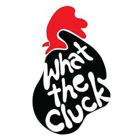 What the Cluck Chicken and Rice logo - one of the top restaurants for catering in San Francisco & Bay Area