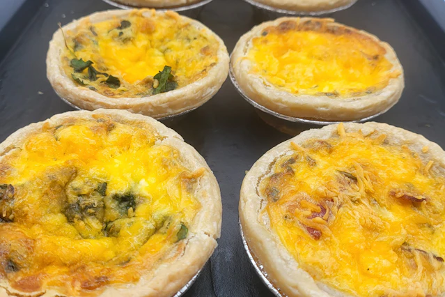 Freshly Baked Quiches