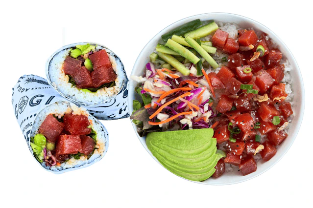 Individual Nori Wraps and Bowls