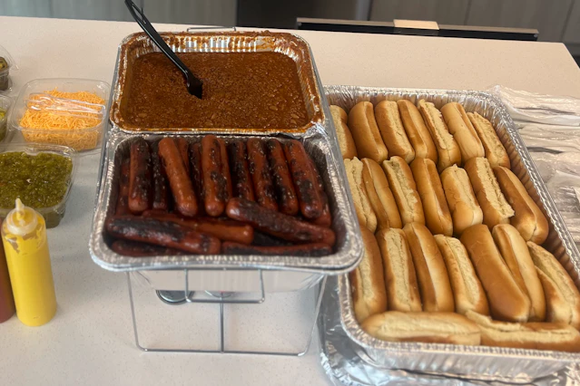 Build Your Own Hot Dog Bar
