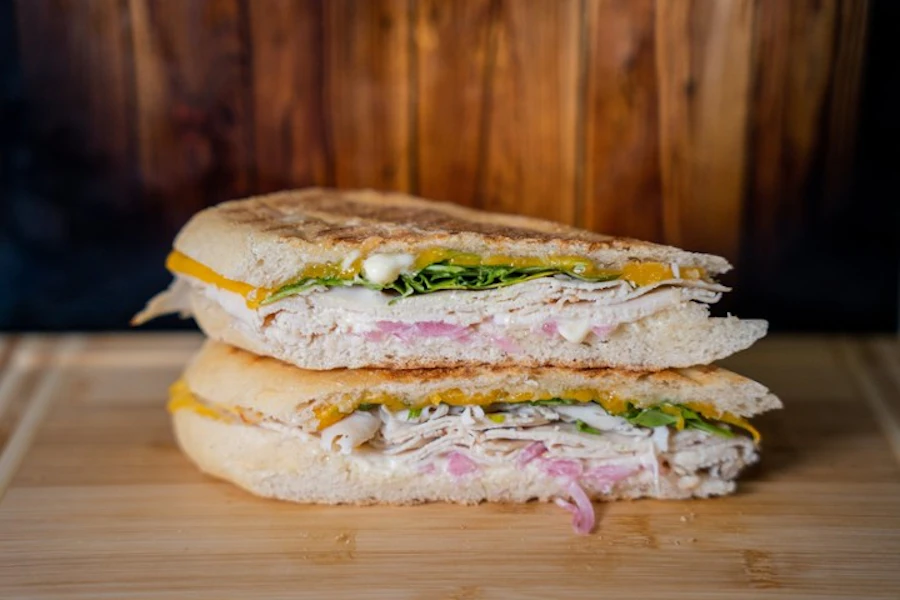 Croquant Pressed Paninis Corporate Catering and Group Ordering located at 88 Fulton St, New York, NY 10038, USA. Croquant Pressed Paninis's top menu items include Order of Caesar Salad, Order of Quinoa Feta Salad, Order of Fresh Fries.